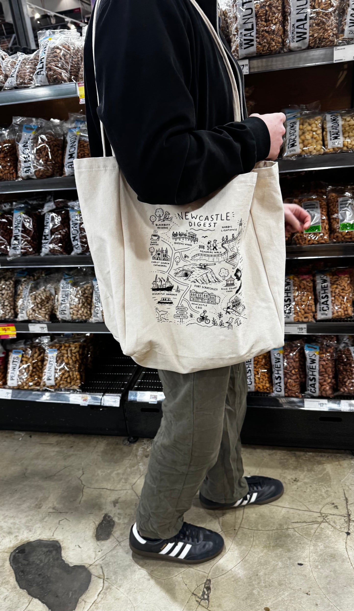 Newcastle Digest Market Tote Bag