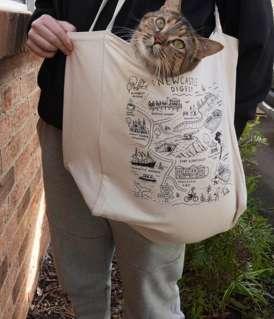 Newcastle Digest Market Tote Bag